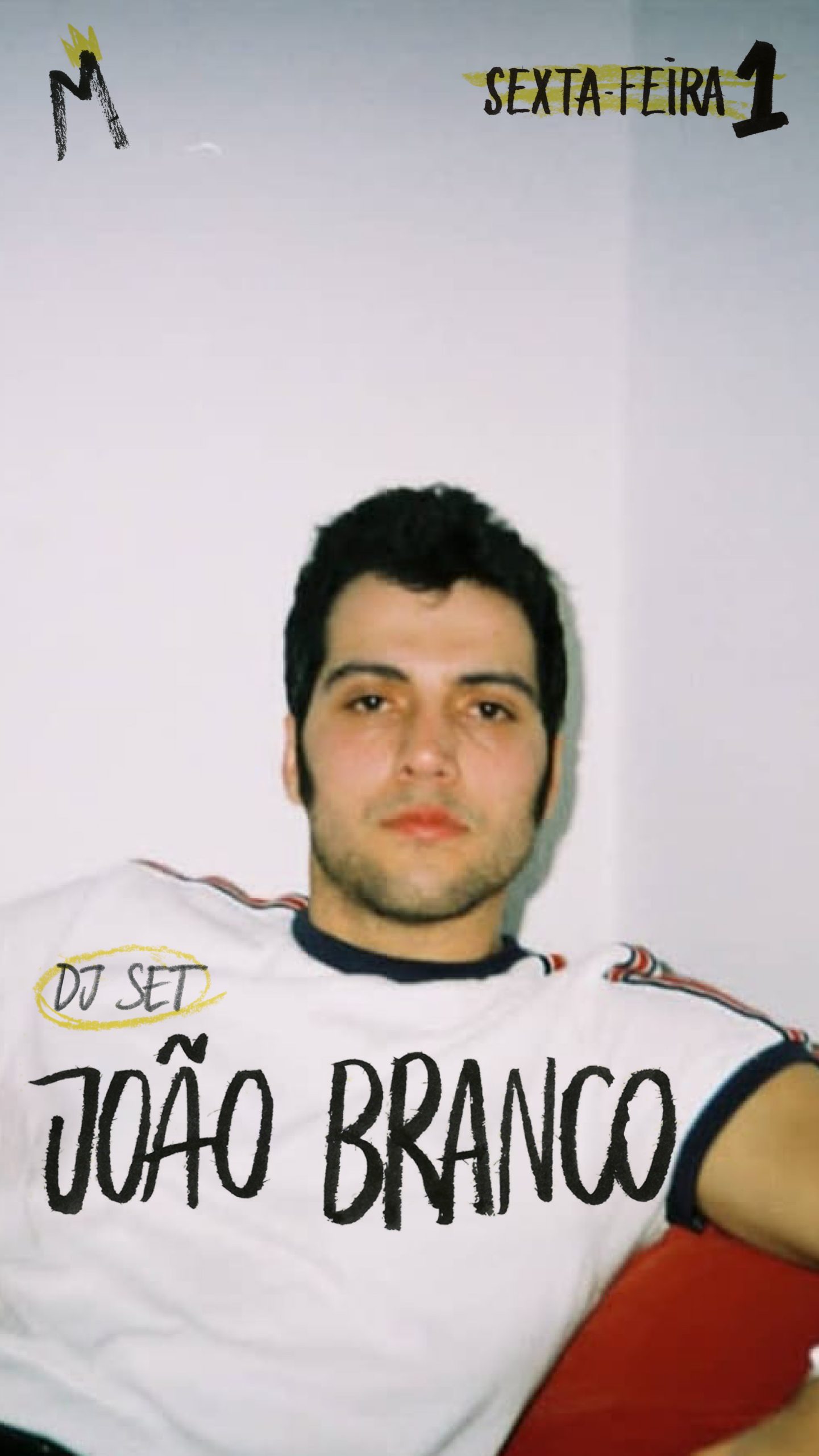 Instagram post announcing João Branco DJ set - stories format.