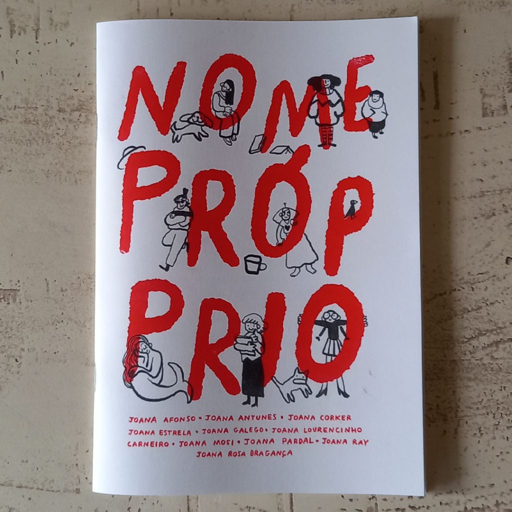 Cover photo of the zine "Nome Próprio"